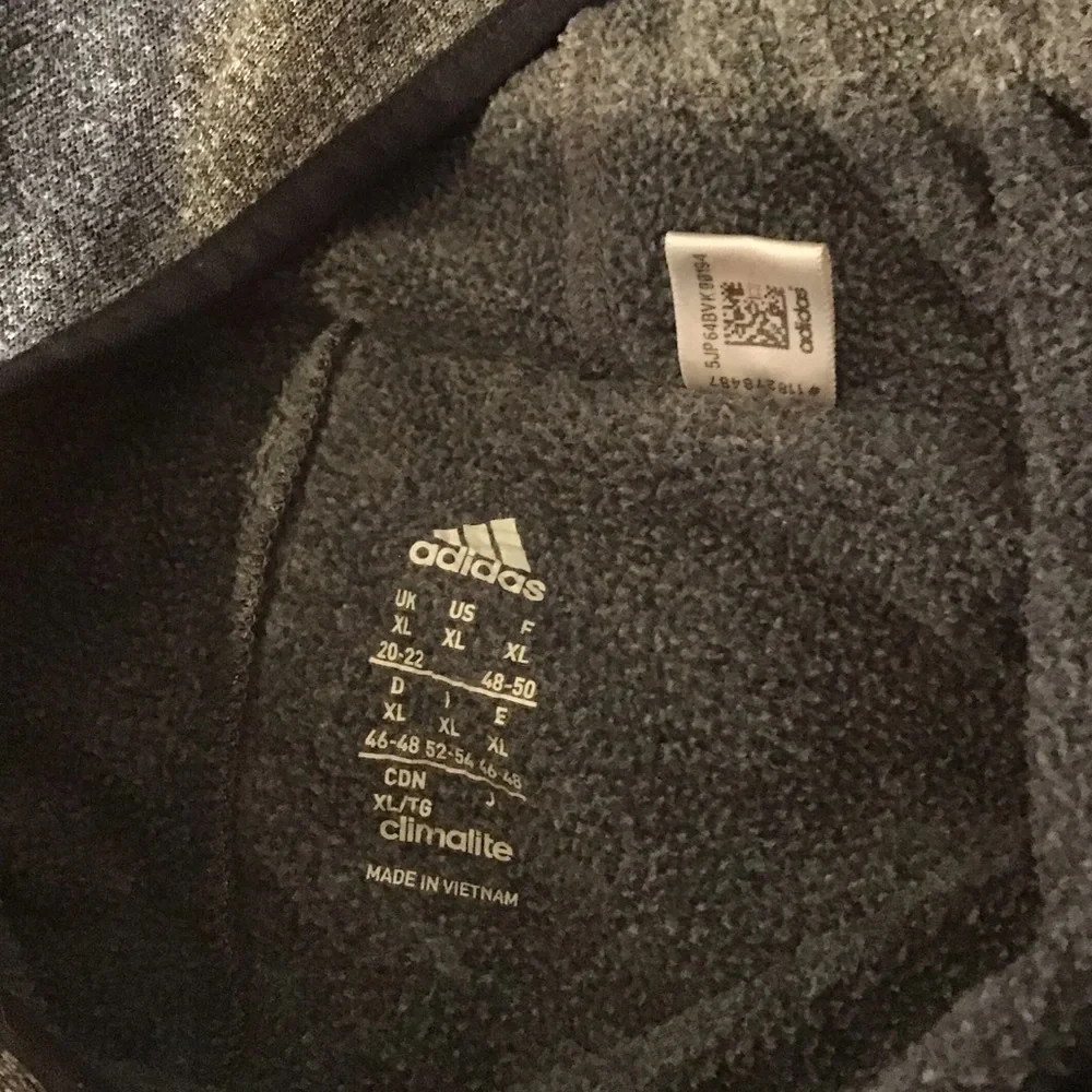 Adidas Women's Gray Hoodie Top - Picture 8 of 10
